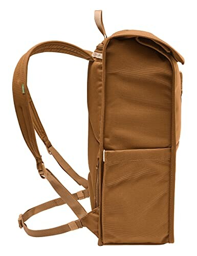 Brauner Rucksack Seitenansicht