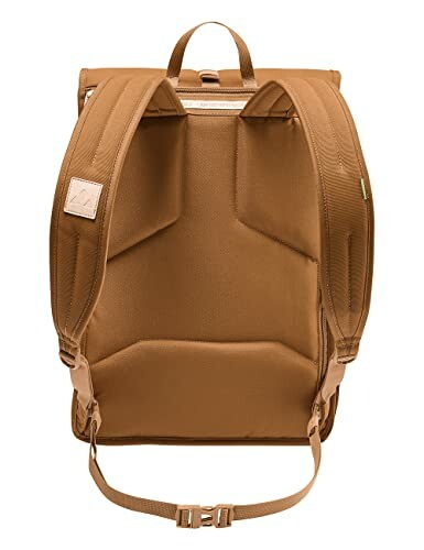 Brauner Rucksack von hinten