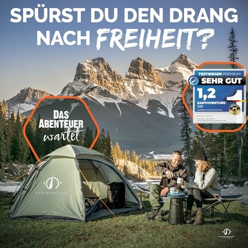 EARTHVENTURE Camping Zelt