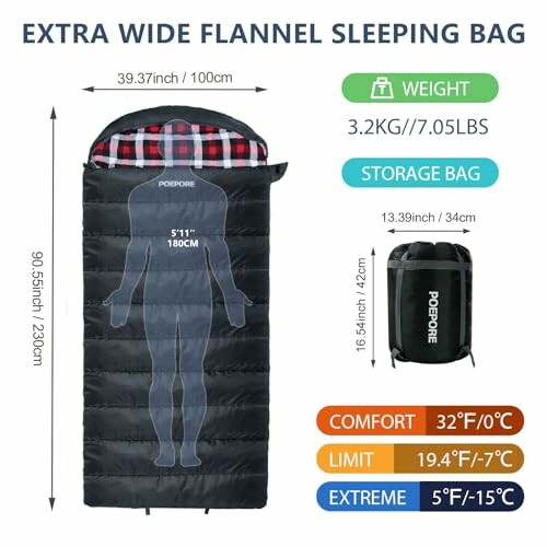 Poepore Schlafsack