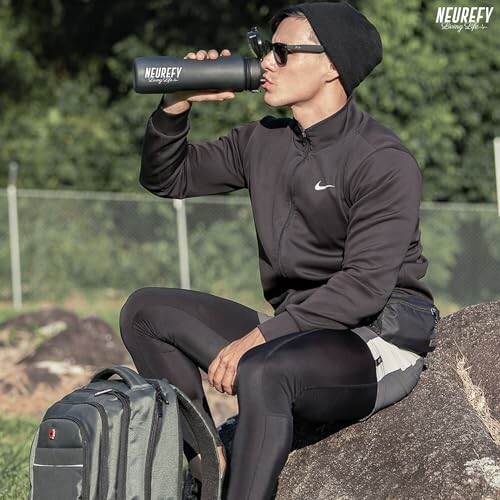 NEUREFY Trinkflasche 1L Tritan