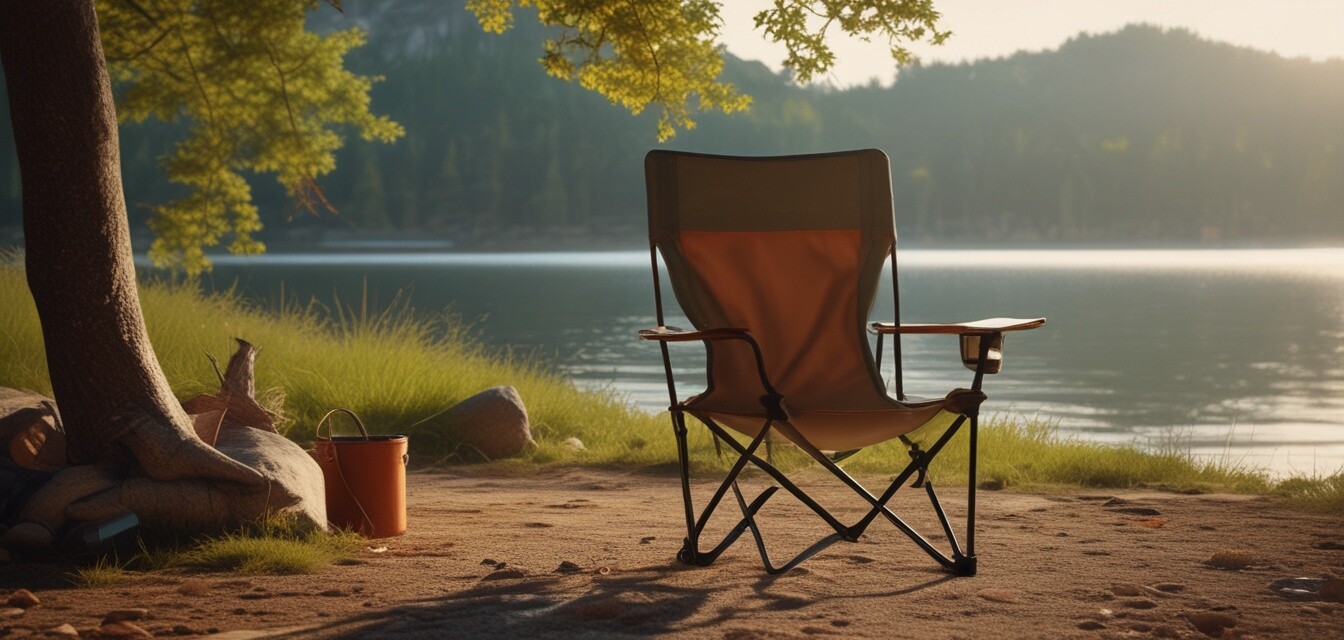 Ökologischer Campingstuhl