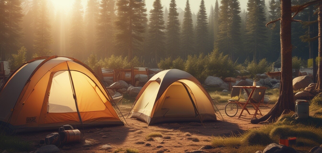 Recycelte Camping-Technologie