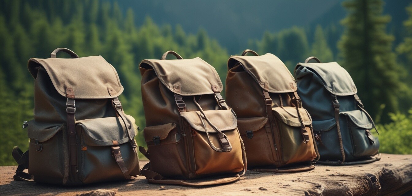 Backpacks made from recycled materials