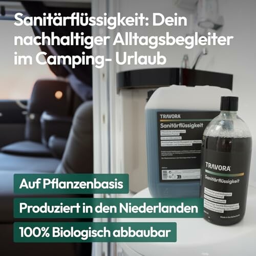 TRAVORA Sanitärflüssigkeit für Campingtoilette