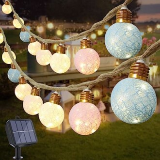 Qedertek Solar Lichterkette Aussen