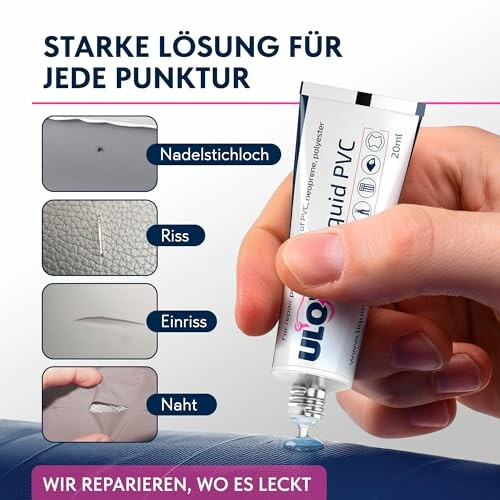 Ulow Flüssiges PVC Reparaturset