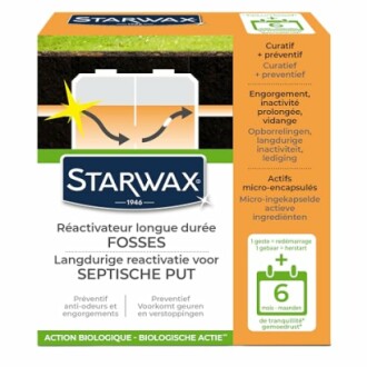 Starwax Produkt für septische Gruben
