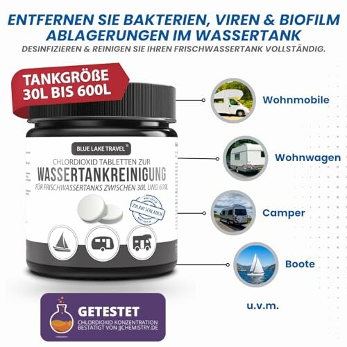 Blue Lake Travel Wassertank Reiniger